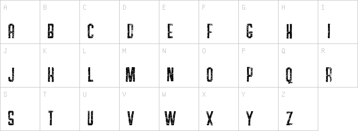 Uppercase characters