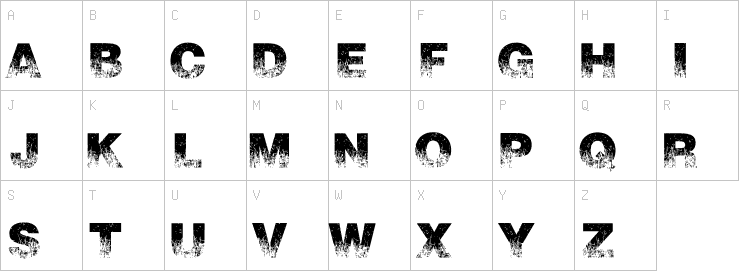 Uppercase characters