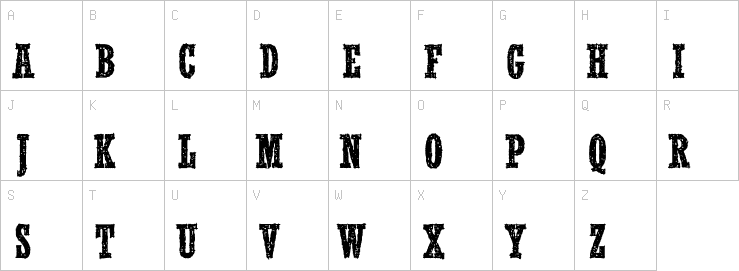 Uppercase characters