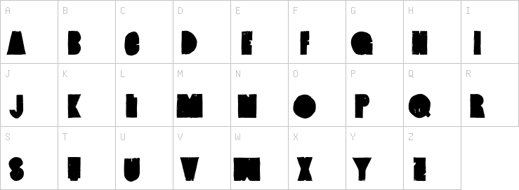 Uppercase characters
