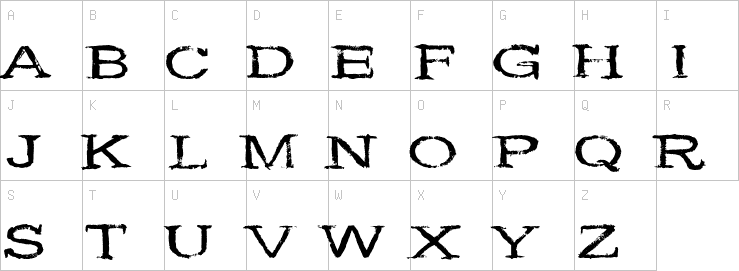 Uppercase characters