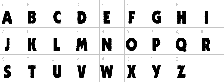Uppercase characters