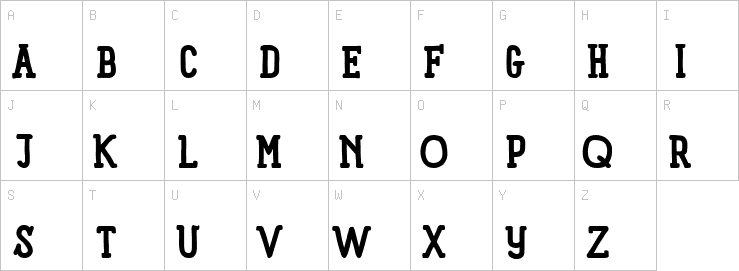 Uppercase characters