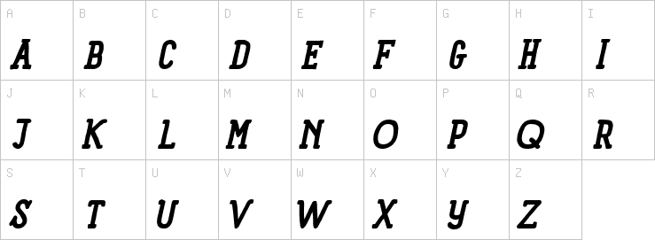 Uppercase characters