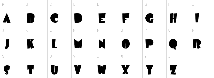 Uppercase characters
