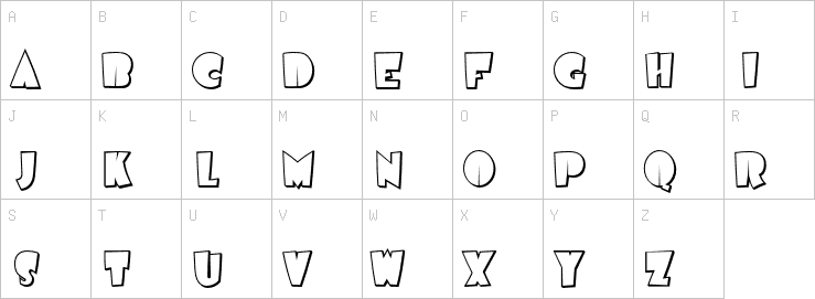 Uppercase characters