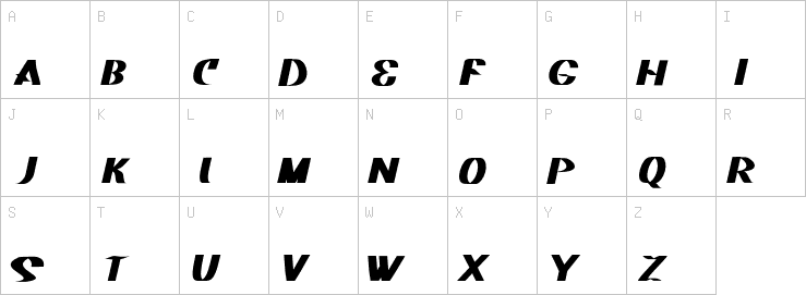 Uppercase characters