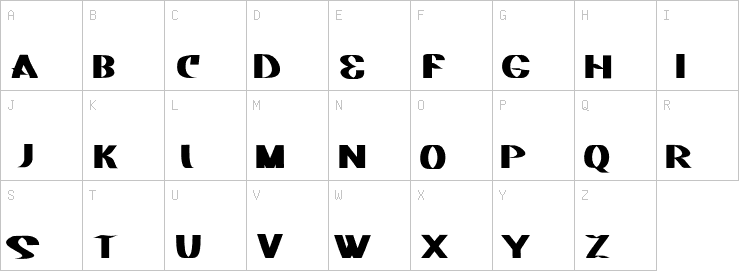 Uppercase characters