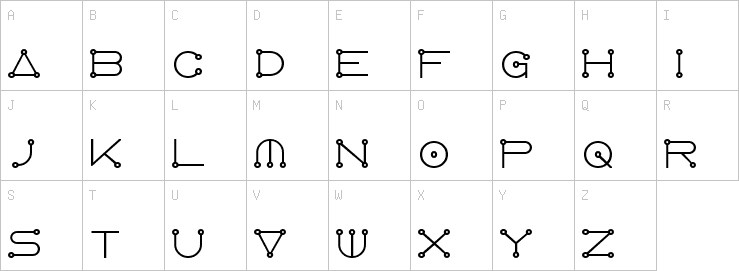 Uppercase characters