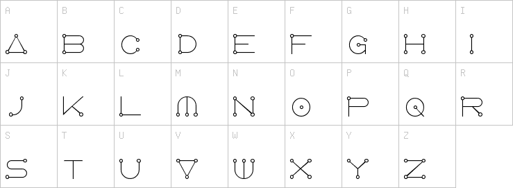 Uppercase characters