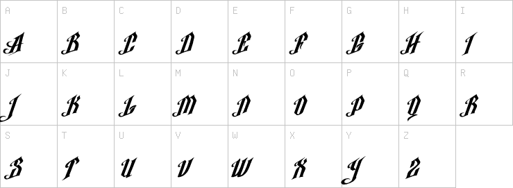 Uppercase characters