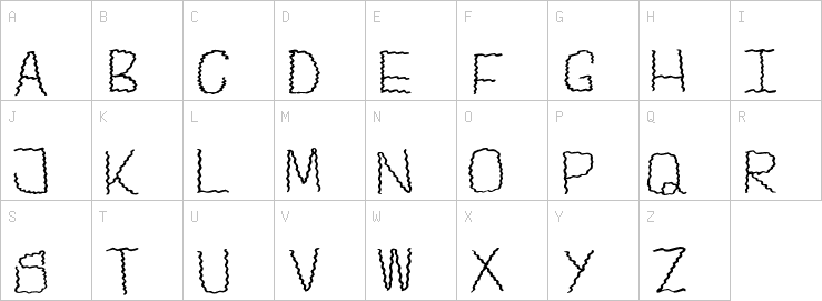 Uppercase characters