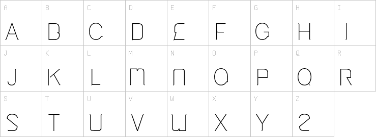 Uppercase characters