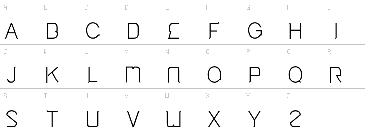Uppercase characters