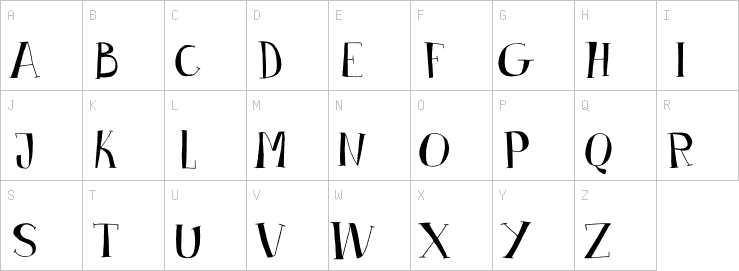 Uppercase characters