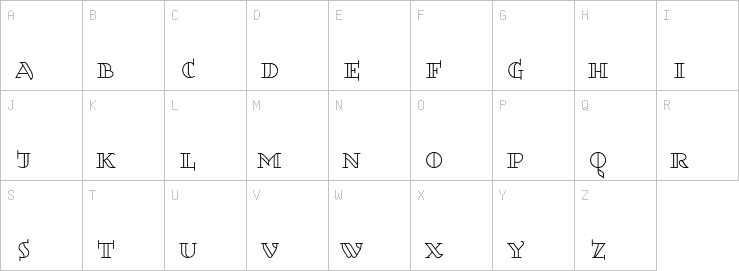 Uppercase characters