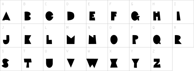 Uppercase characters
