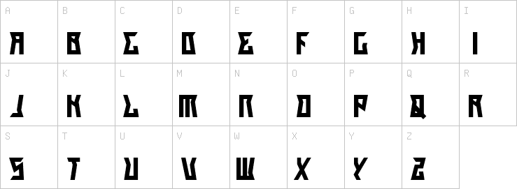 Uppercase characters