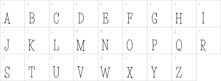 Uppercase characters