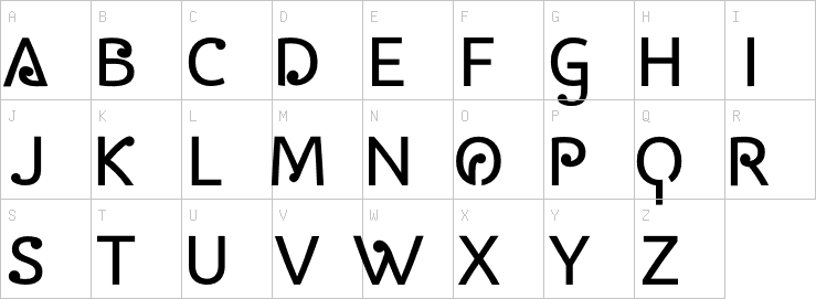 Uppercase characters