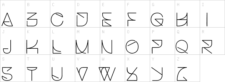 Uppercase characters