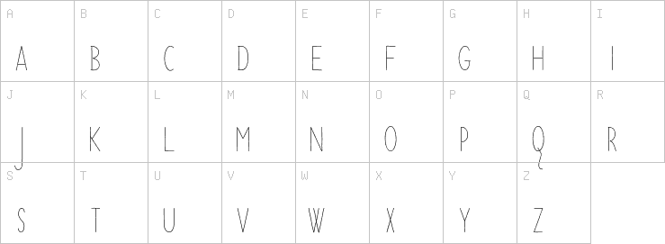 Uppercase characters