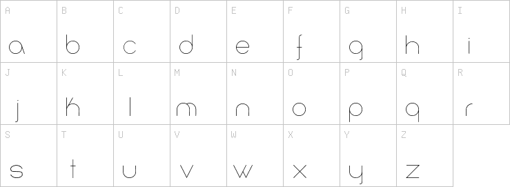 Uppercase characters