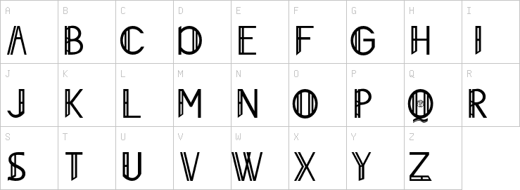 Uppercase characters