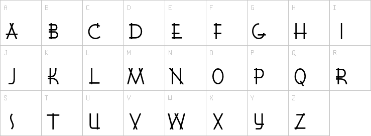 Uppercase characters