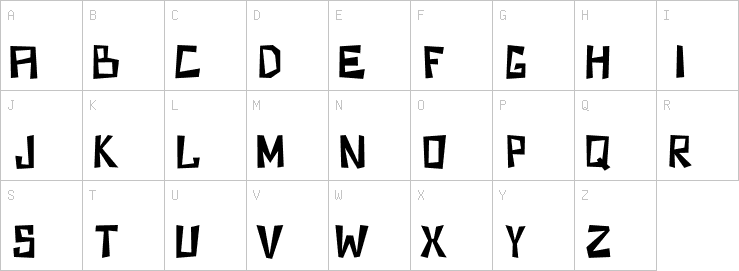 Uppercase characters
