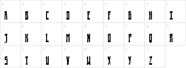 Uppercase characters