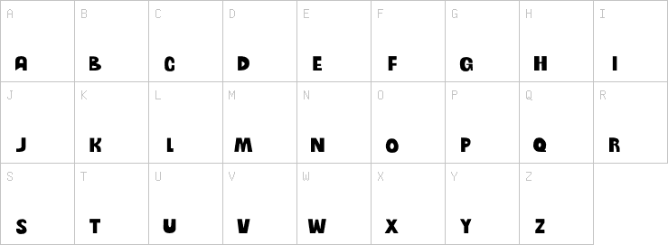Uppercase characters