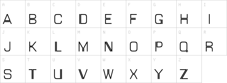 Uppercase characters