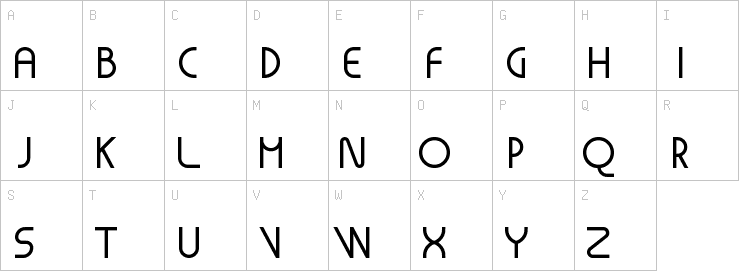 Uppercase characters