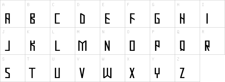Uppercase characters
