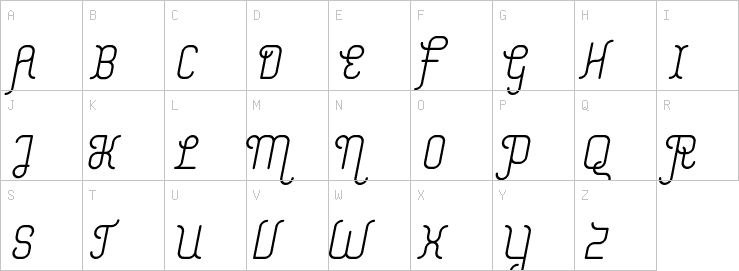 Uppercase characters