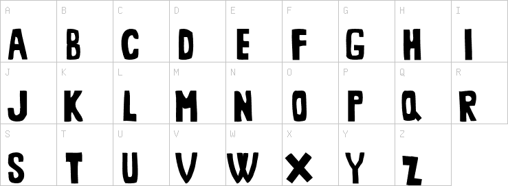 Uppercase characters