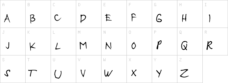 Uppercase characters