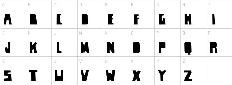 Uppercase characters