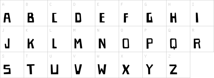 Uppercase characters