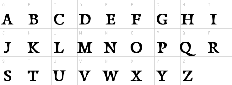 Uppercase characters