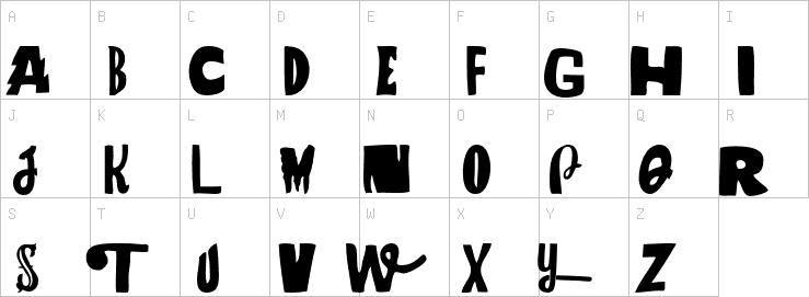 Uppercase characters