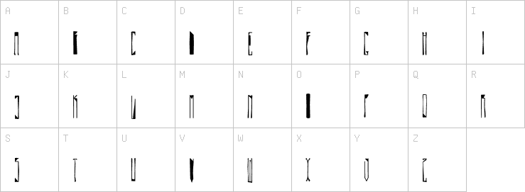 Uppercase characters