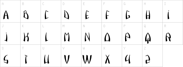 Uppercase characters