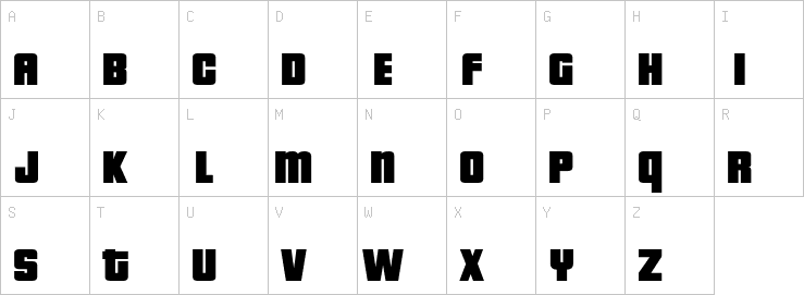Uppercase characters