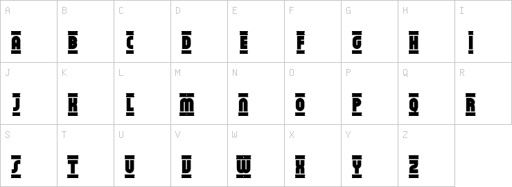 Uppercase characters