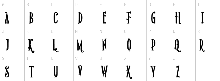 Uppercase characters