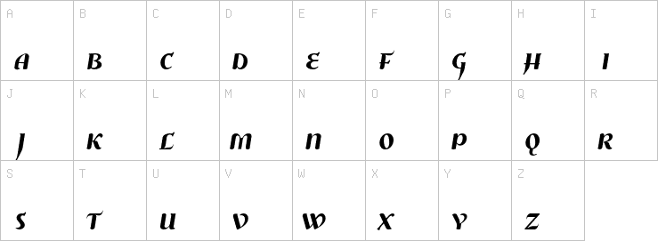Uppercase characters
