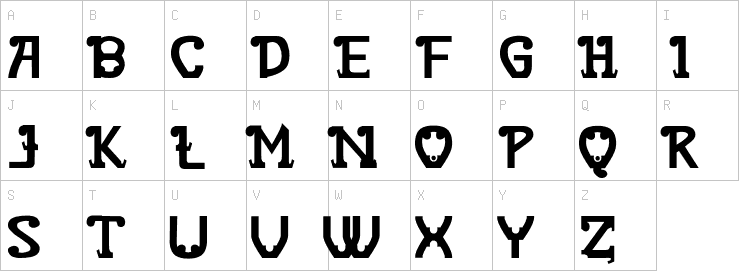 Uppercase characters