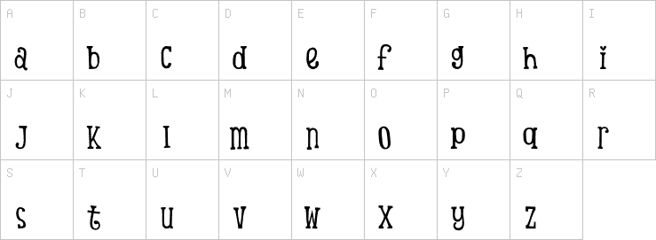 Uppercase characters